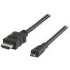 VALUELINE Micro HDMI αρσ. σε HDMI αρσ. Καλώδιο με Κανάλι Ethernet v1.4 2m VLMP 34700 B2.00